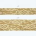 Burlap Ribbon with Lace | 2.5", 1.5"
